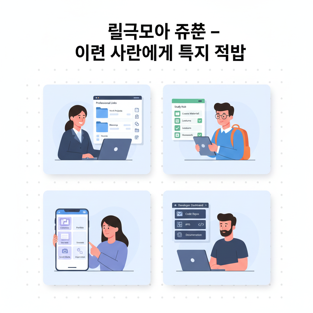링크모아 추천 – 이런 사람에게 특히 적합